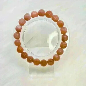 Orange Moonstone Crystal Bracelet